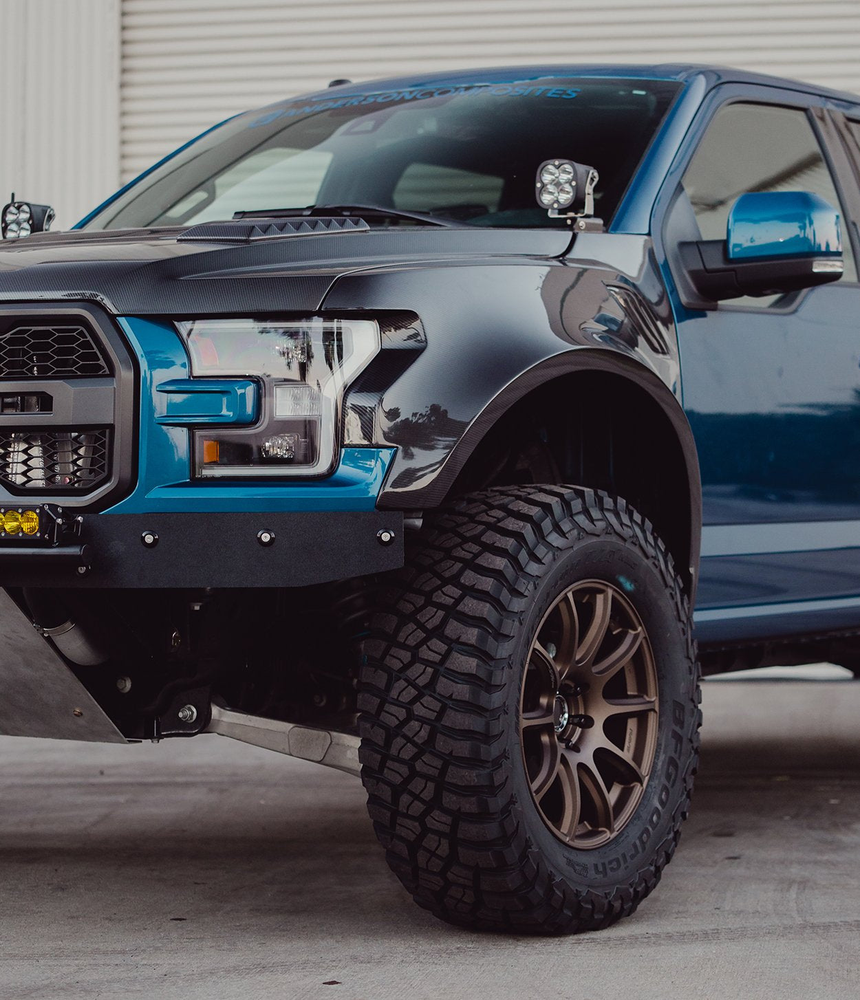 2017 - 2020 FORD RAPTOR TYPE-WIDE CARBON FIBER FRONT FENDERS (PAIR)
