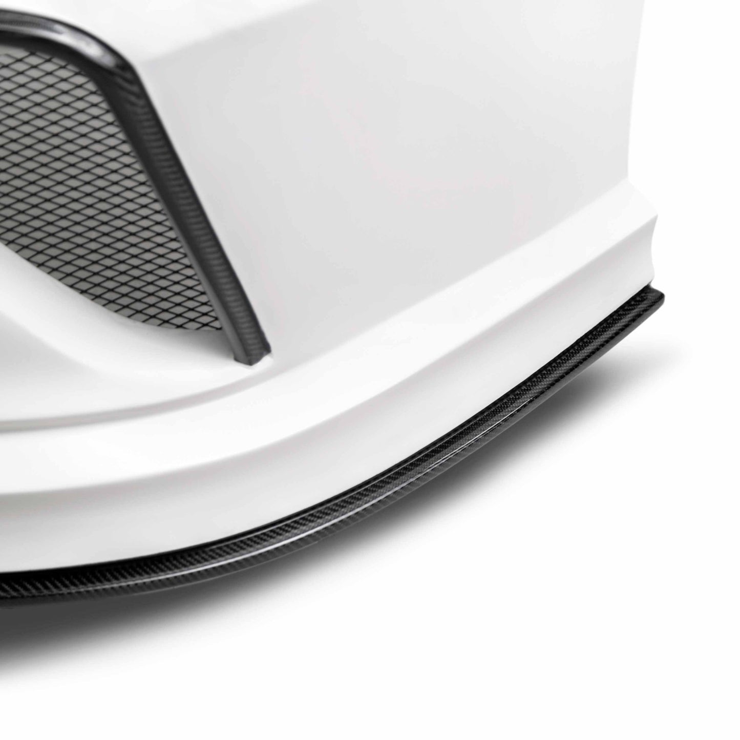 TT-Style Fiberglass/Carbon Fiber Rear Bumper For 2016-2021 Honda Civic 4 Dr