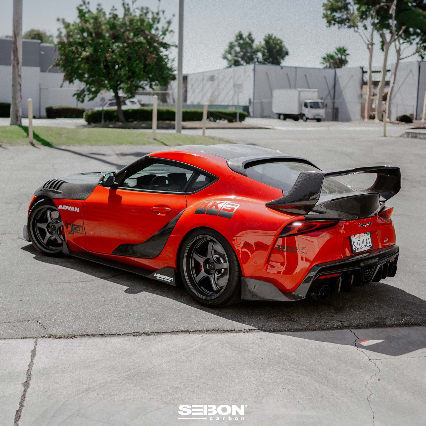 MB-Style Carbon Fiber Rear Diffuser For 2020-2024 Toyota GR Supra