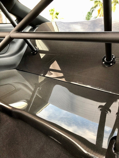 2015 - 2023 Mustang Carbon Fiber Rear Seat Delete