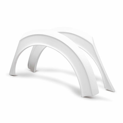 TT-Style Fiberglass Rear Fender Flares For 2016-2021 Honda Civic 4 Dr