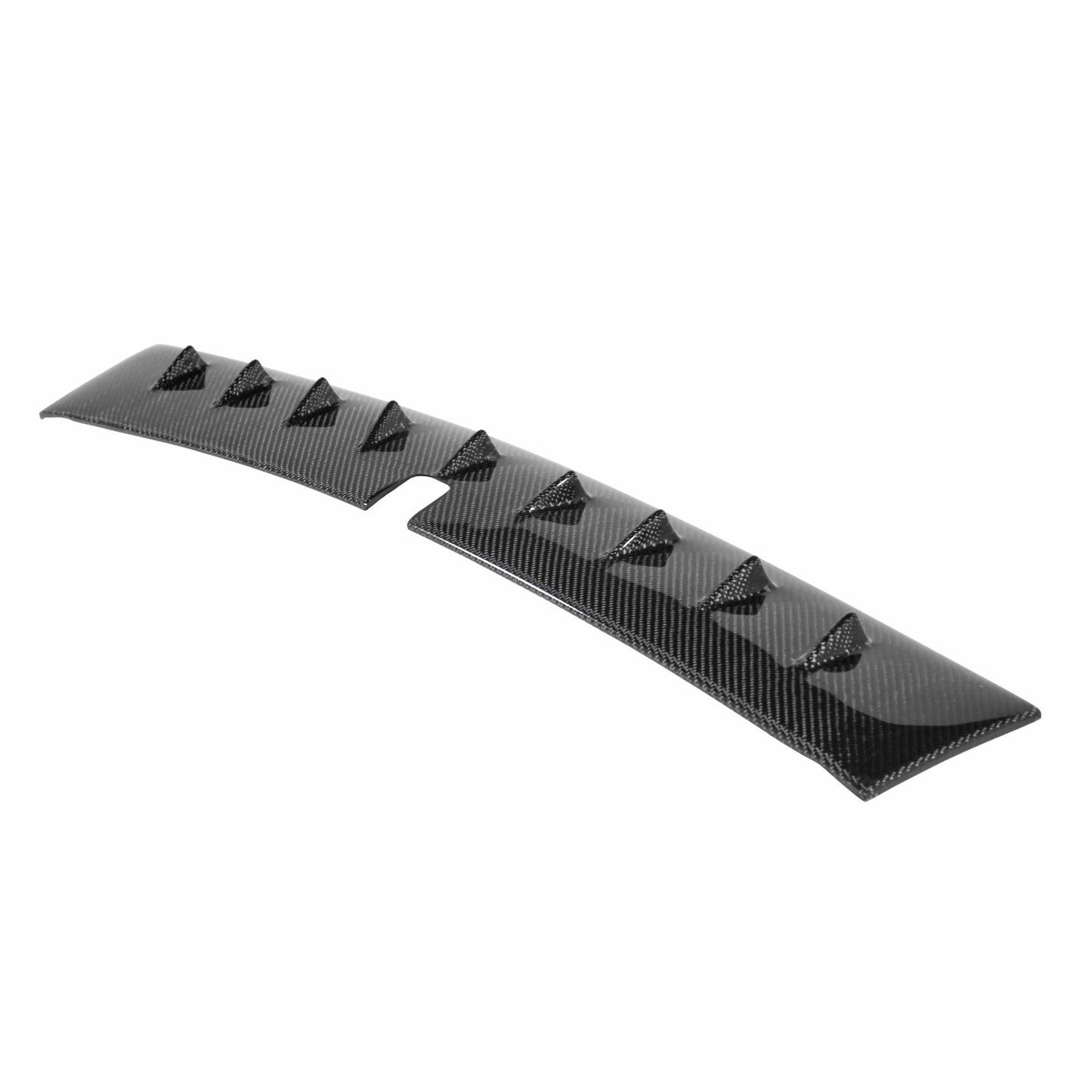 Carbon Fiber Roof Fin Spoiler For 2008-2015 Mitsubishi Lancer EVO X (Sound Package, No Sunroof) Antenna Base 5x9 Cm