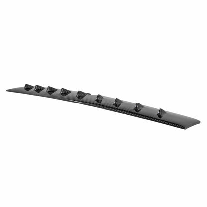 Carbon Fiber Roof Fin Spoiler For 2008-2015 Mitsubishi Lancer EVO X (Sound Package, No Sunroof) Antenna Base 5x9 Cm