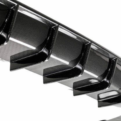 TR-Style Carbon Fiber Rear Lip For 2016-2018 Honda Civic 4 Dr