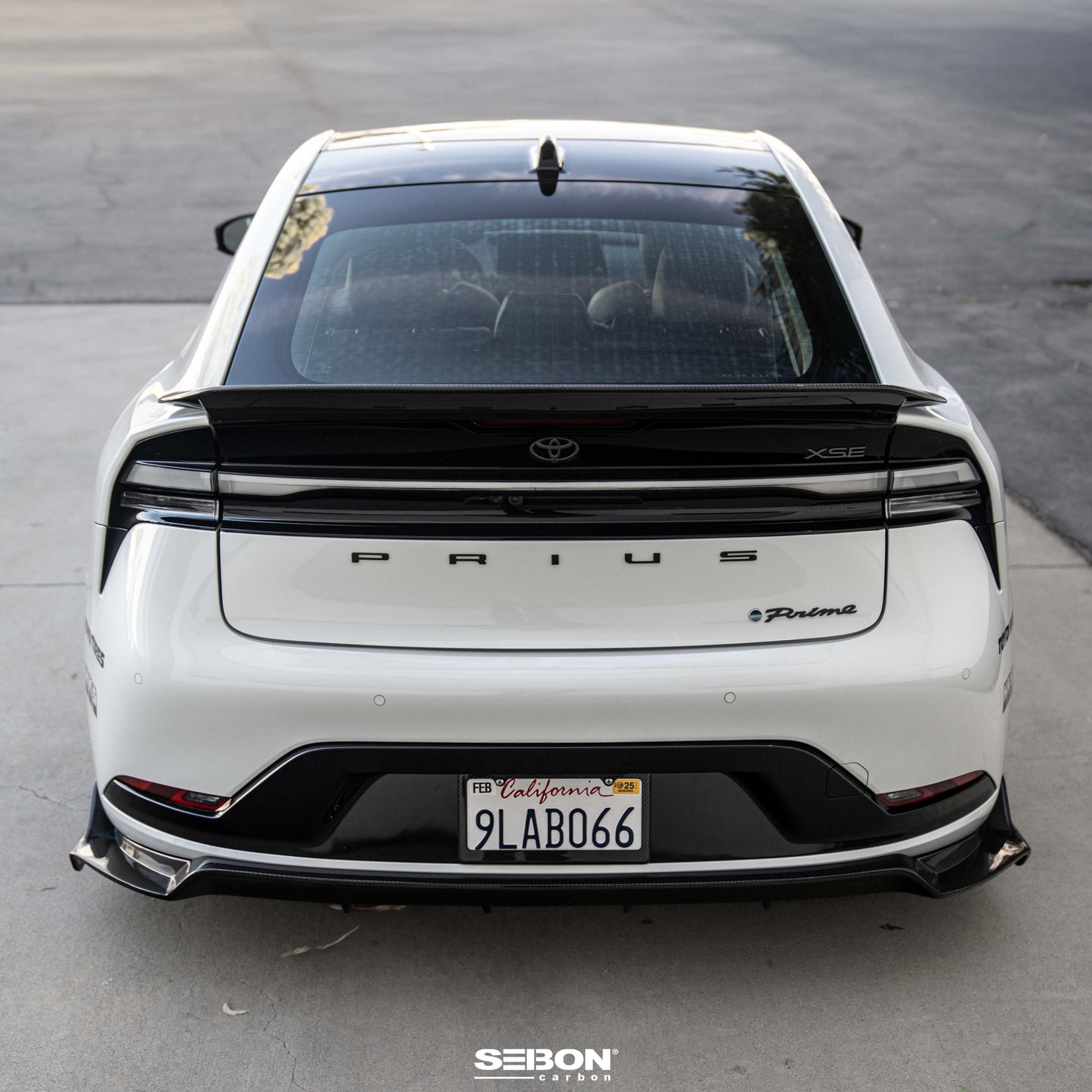 MB-Style Carbon Fiber Rear Lip For 2023-2025 Toyota Prius / Prius Prime