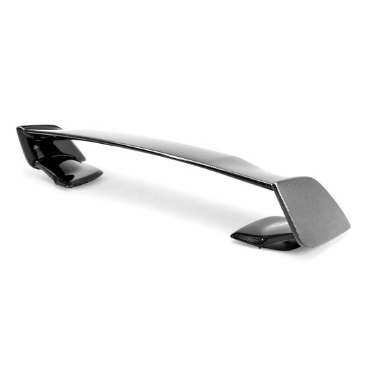 Seibon STI-style carbon fiber rear spoiler for Subaru WRX STI Sedan - view 2