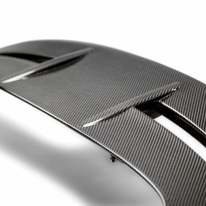 ST-Style Carbon Fiber Rear Spoiler For 2014-2019 Ford Fiesta Hatchback