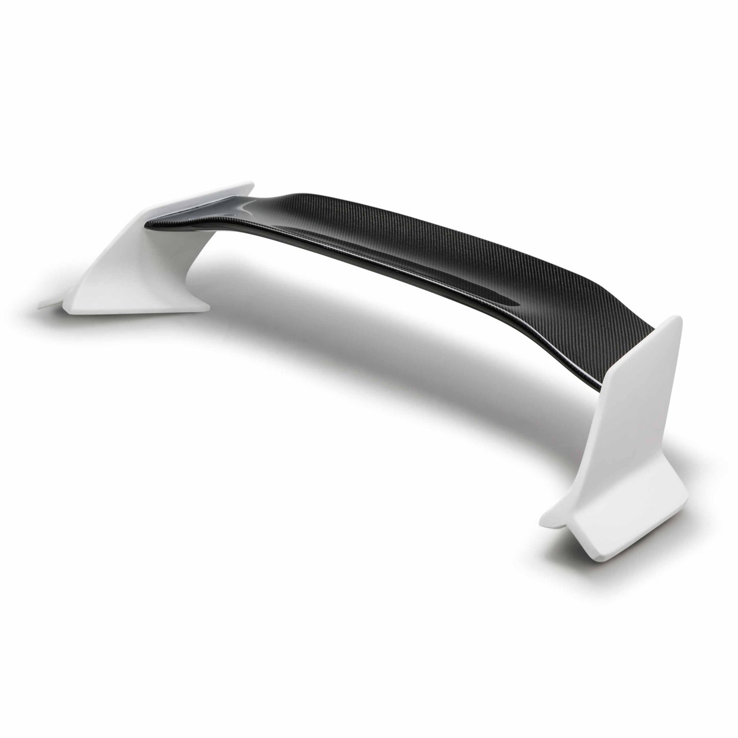 TT-Style Fiberglass Rear Spoiler With Carbon Fiber Center For 2016-2020 Honda Civic 2 Dr
