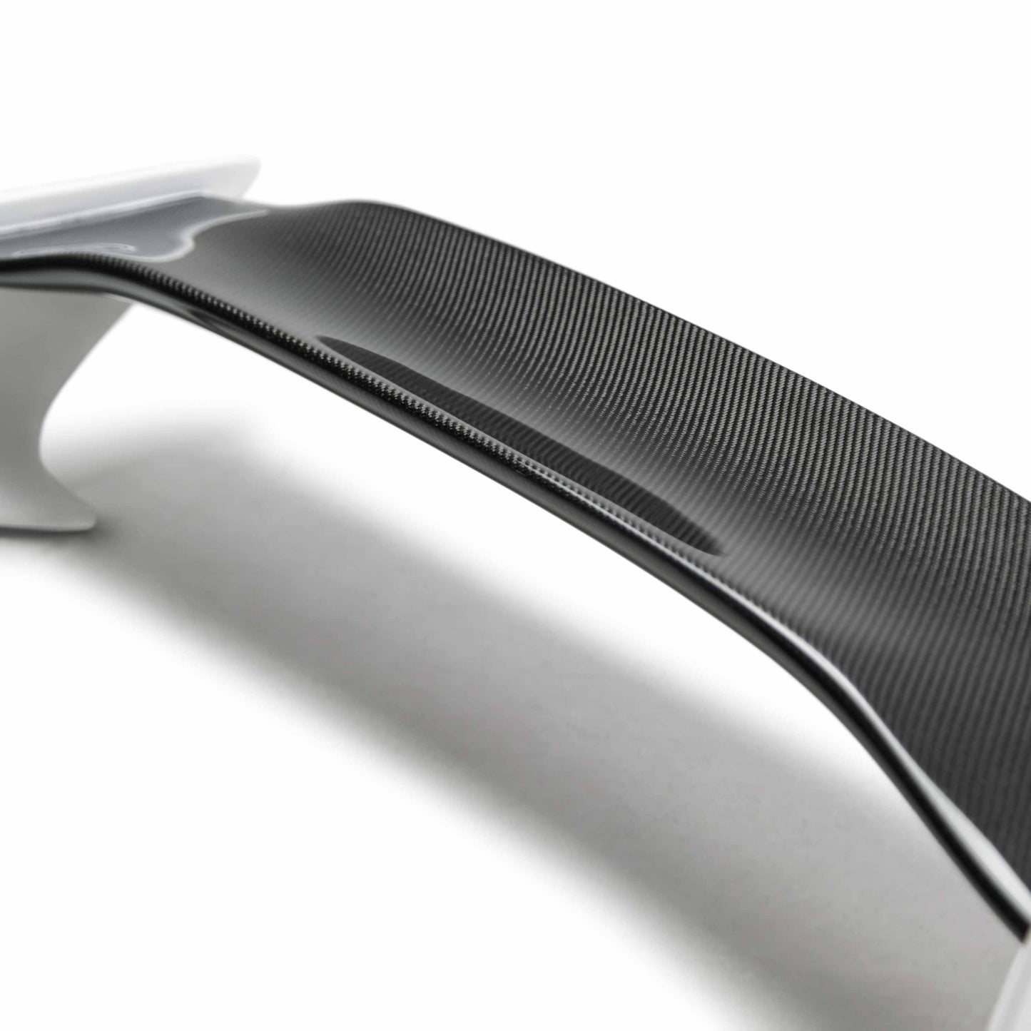TT-Style Fiberglass Rear Spoiler With Carbon Fiber Center For 2016-2021 Honda Civic 4 Dr