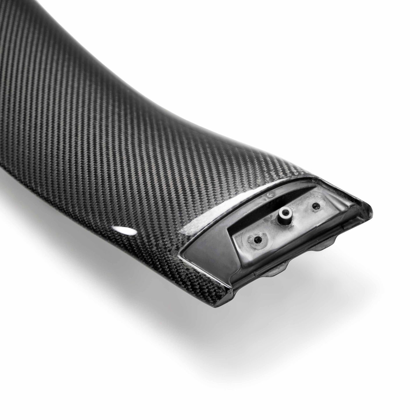 OEM-Style Carbon Fiber Center For 2017-2021 Honda Civic Type R Rear Spoiler