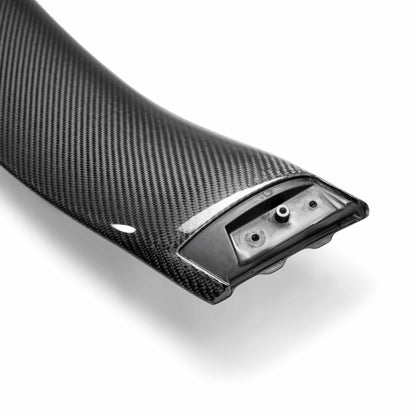 OEM-Style Carbon Fiber Center For 2017-2021 Honda Civic Type R Rear Spoiler