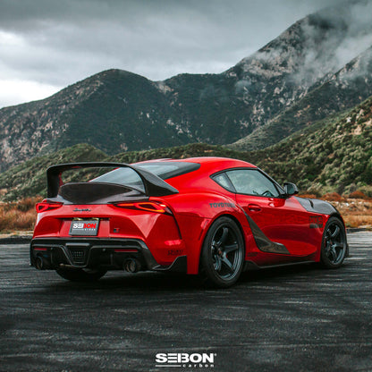 MB-Style Carbon Fiber Rear Spoiler For 2020-2024 Toyota GR Supra