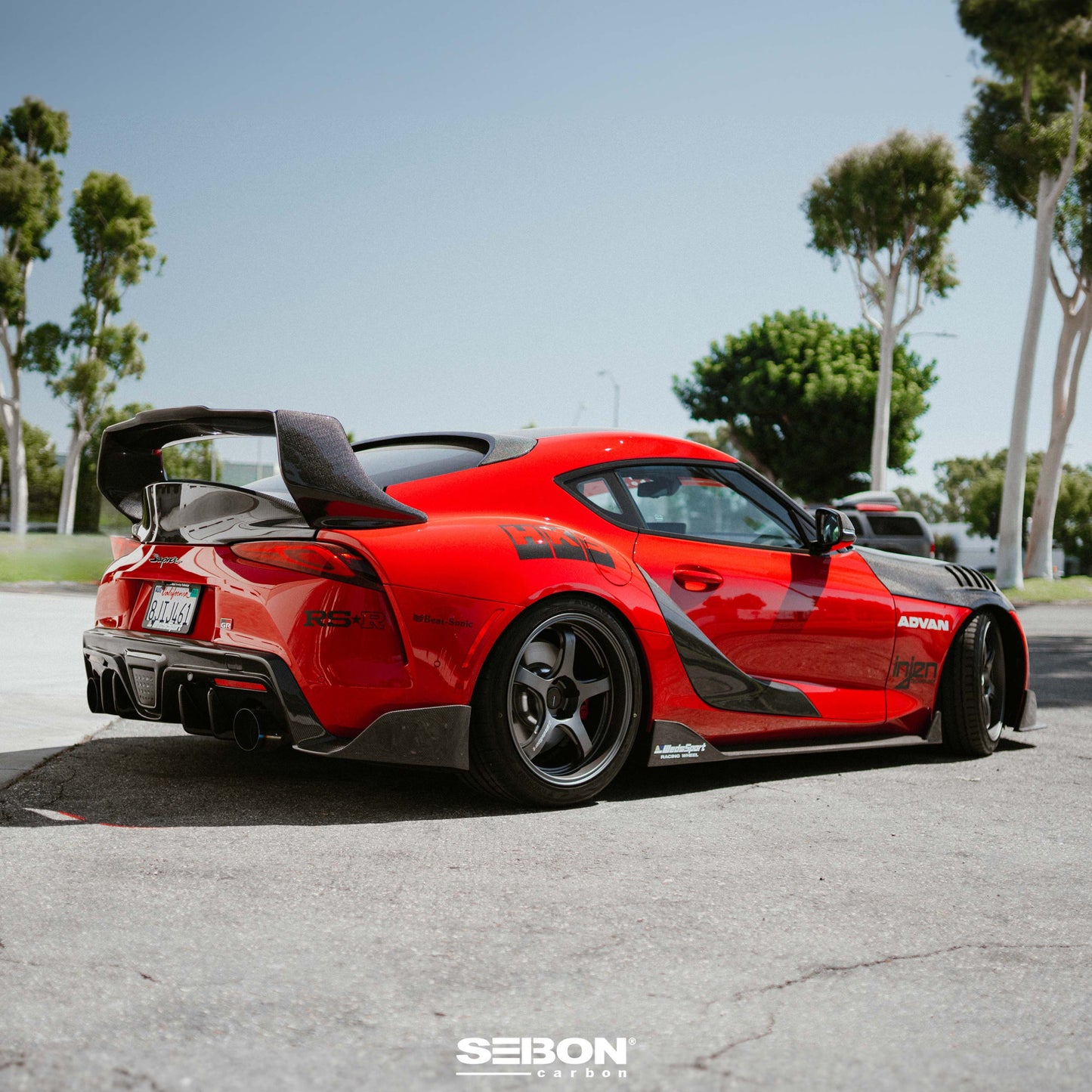 TD-Style Carbon Fiber Rear Spoiler For 2020-2026 Toyota GR Supra