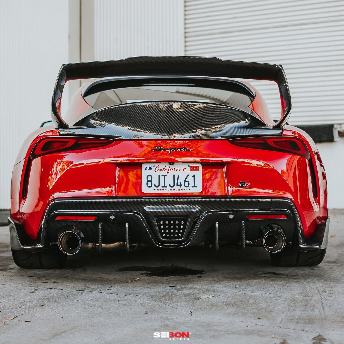 TD-Style Carbon Fiber Rear Spoiler For 2020-2026 Toyota GR Supra