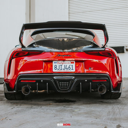 TD-Style Carbon Fiber Rear Spoiler For 2020-2026 Toyota GR Supra