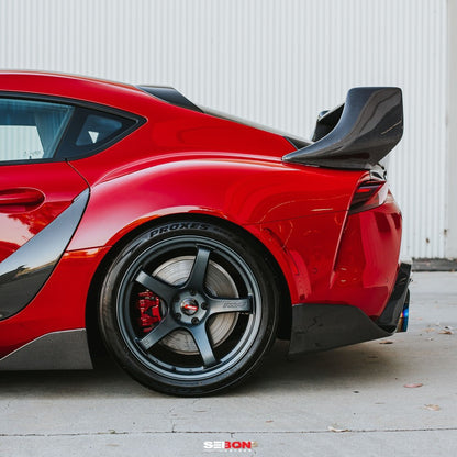TD-Style Carbon Fiber Rear Spoiler For 2020-2026 Toyota GR Supra