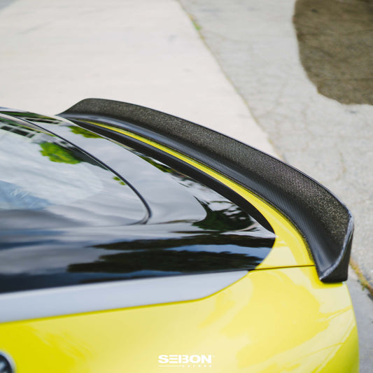 Seibon DA-style carbon fiber rear spoiler for Nissan Z – view 2
