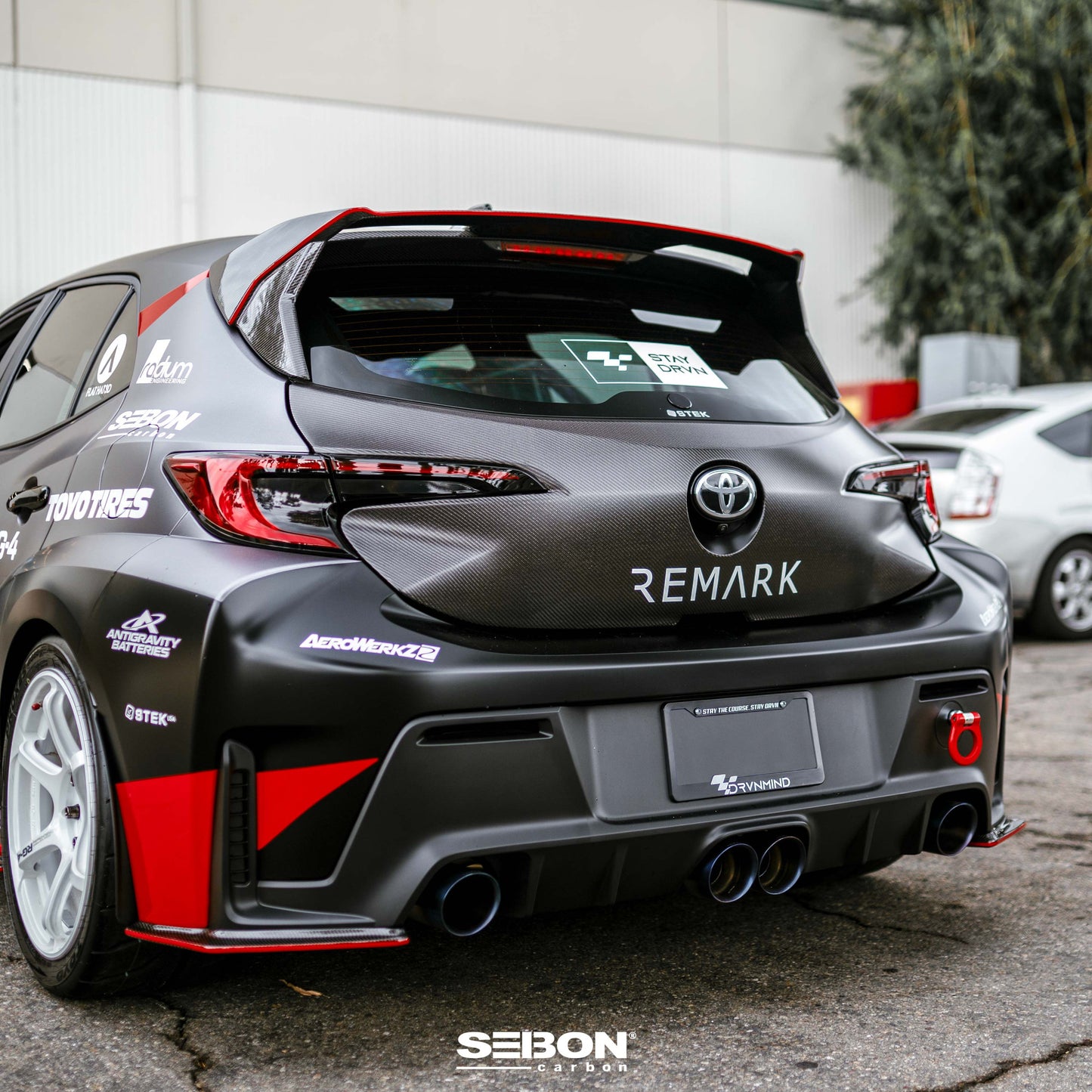 OEM-Style Carbon Fiber Rear Spoiler For 2023-2025 Toyota GR Corolla