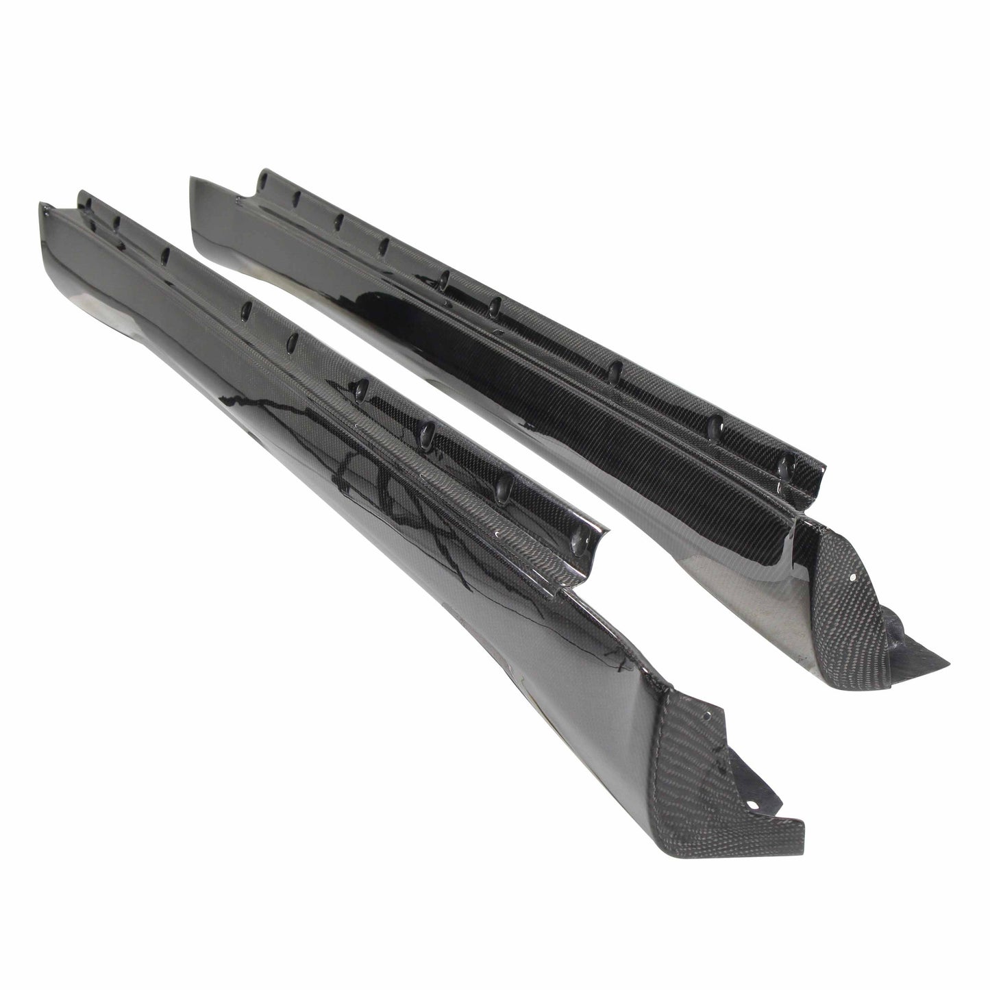 TW-Style Carbon Fiber Side Skirts For 2003-2007 Infiniti G35 4DR