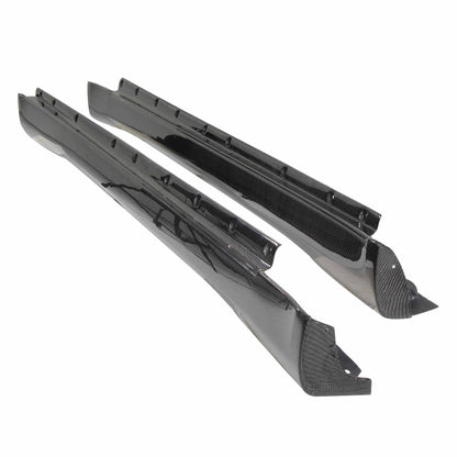 TW-Style Carbon Fiber Side Skirts For 2003-2007 Infiniti G35 4DR