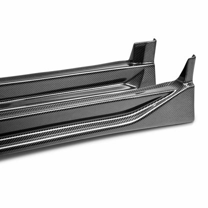 CW-Style Carbon Fiber Side Skirts For 2006-2007 Subaru Impreza / WRX