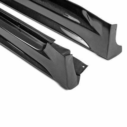 TR-Style Carbon Fiber Side Skirts For 2011-2016 Scion TC