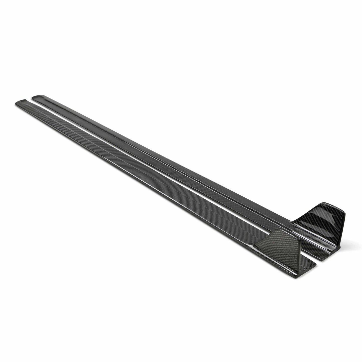 TR-Style Carbon Fiber Side Skirts For 2016-2021 Honda Civic 4 Dr