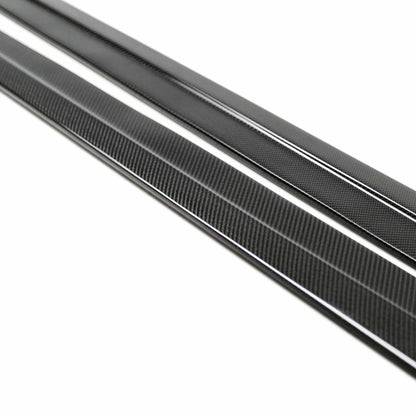 TR-Style Carbon Fiber Side Skirts For 2016-2021 Honda Civic 4 Dr