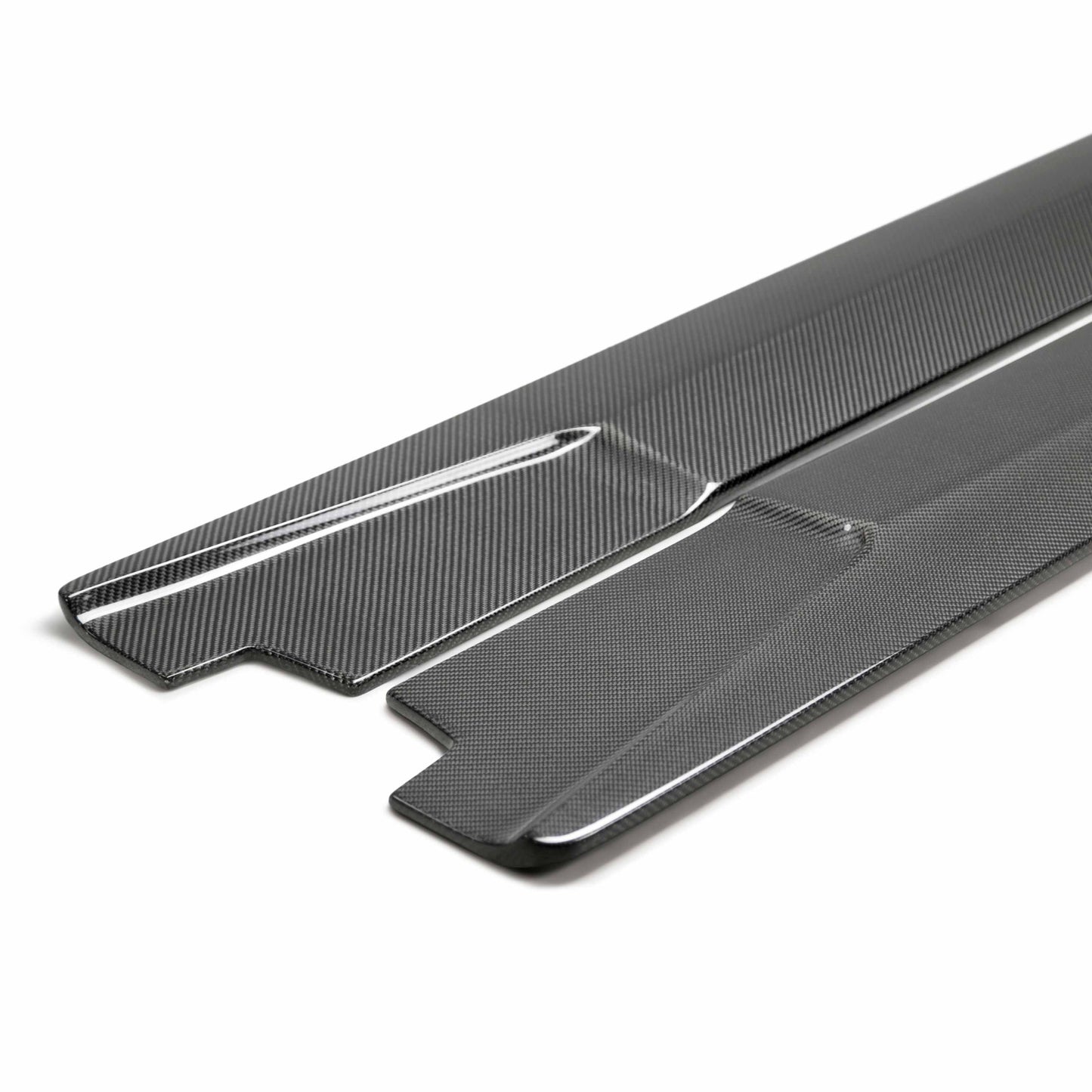 TB-Style Carbon Fiber Side Skirts For 2017-2022 Infiniti Q60