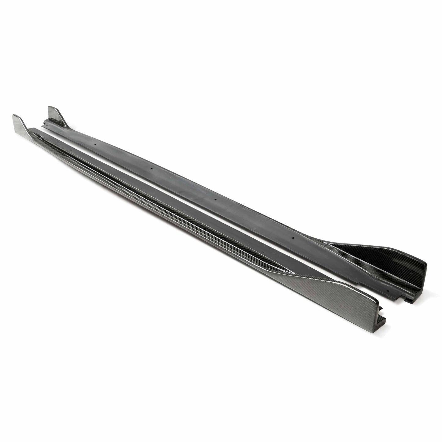 MB-Style Carbon Fiber Side Skirts For 2019-2024 Toyota Corolla Hatchback