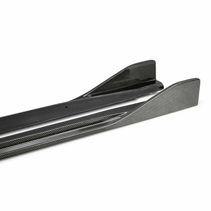 MB-Style Carbon Fiber Side Skirts For 2019-2024 Toyota Corolla Hatchback