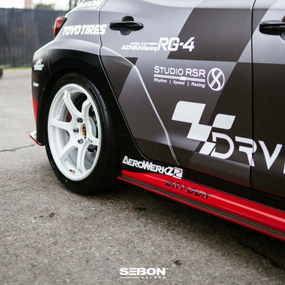 MB-Style Carbon Fiber Side Skirts For 2023-2025 Toyota GR Corolla