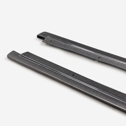MB-Style Carbon Fiber Side Skirts For 2023-2025 Toyota Prius / Prius Prime