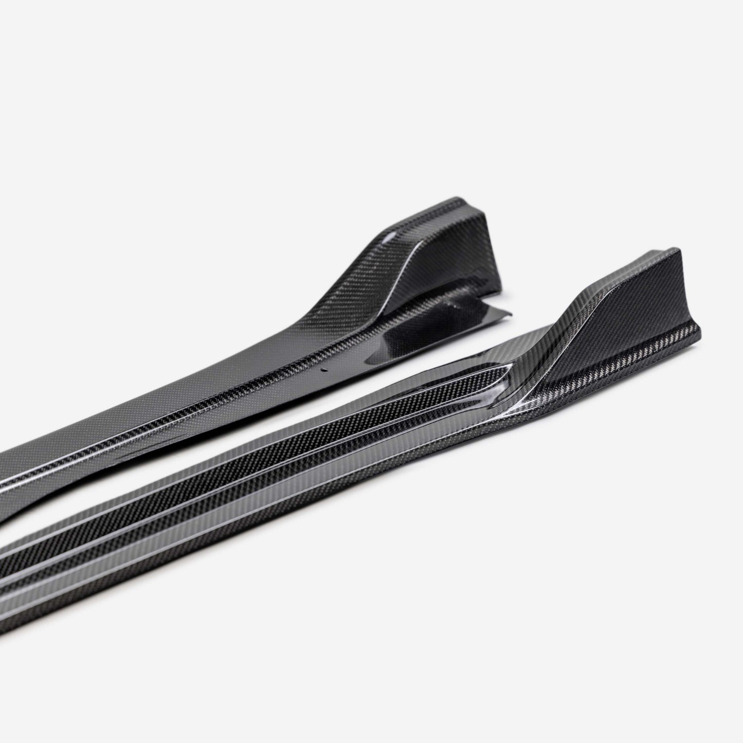 MB-Style Carbon Fiber Side Skirts For 2023-2025 Toyota Prius / Prius Prime