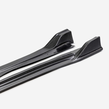 MB-Style Carbon Fiber Side Skirts For 2023-2025 Toyota Prius / Prius Prime