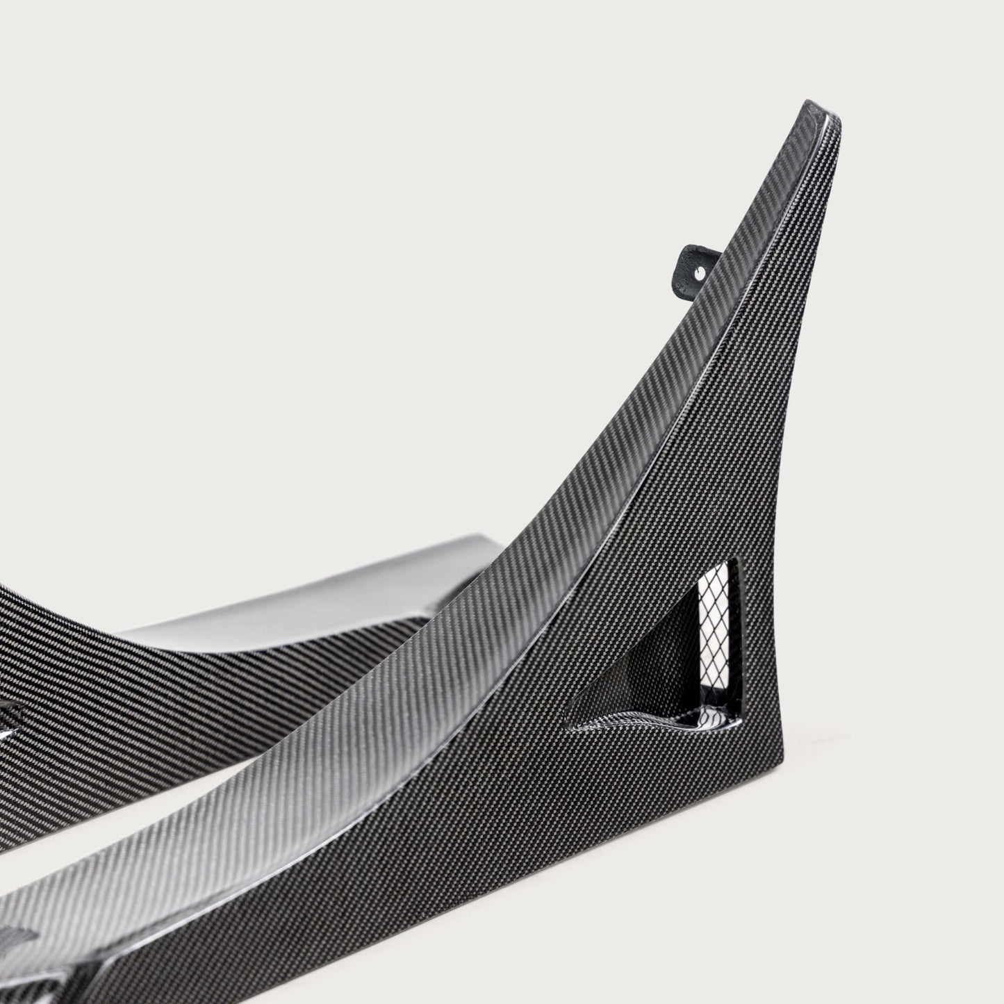 MB-Style Carbon Fiber Rear Side Skirt Extensions For 2023-2025 Honda Civic Type R