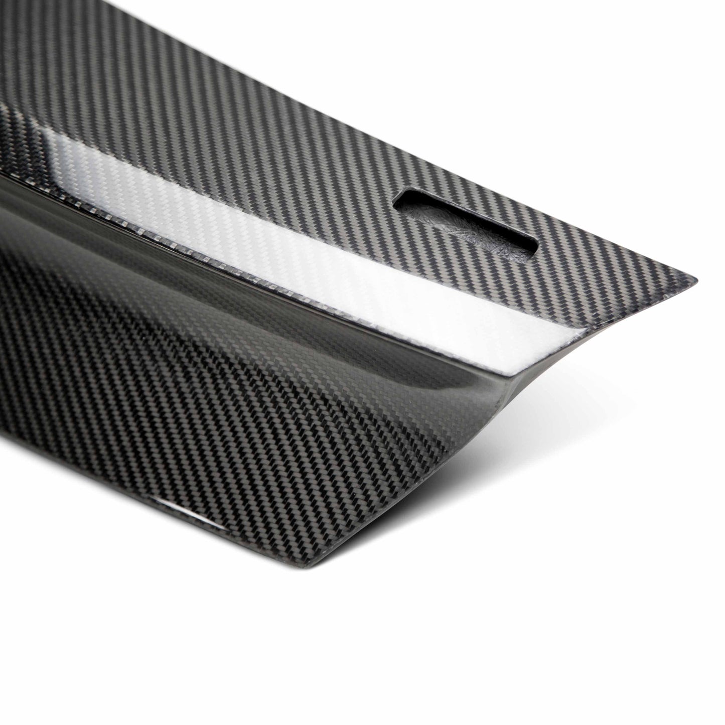 OE-Style Carbon Fiber Trunk Garnish For 2014-2015 Honda Civic 2DR Si