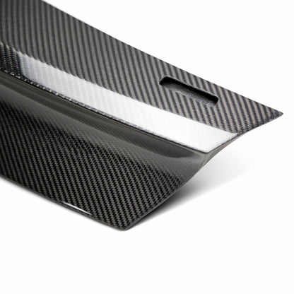 OE-Style Carbon Fiber Trunk Garnish For 2014-2015 Honda Civic 2DR Si