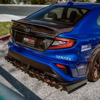 C-Style Carbon Fiber Trunk Lid For 2022-2024 Subaru WRX