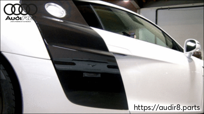 Audi R8 2007-2015 V10 Style Side Panel Blades (2PC)