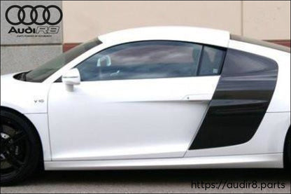 Audi R8 2007-2015 Carbon Fiber V10 Style Side Skirts (2PC)