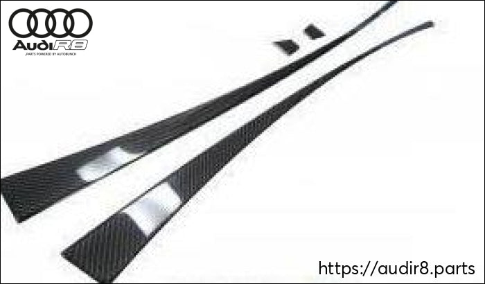 Audi R8 2007-2015 Carbon Fiber Door Trim (4PC) 