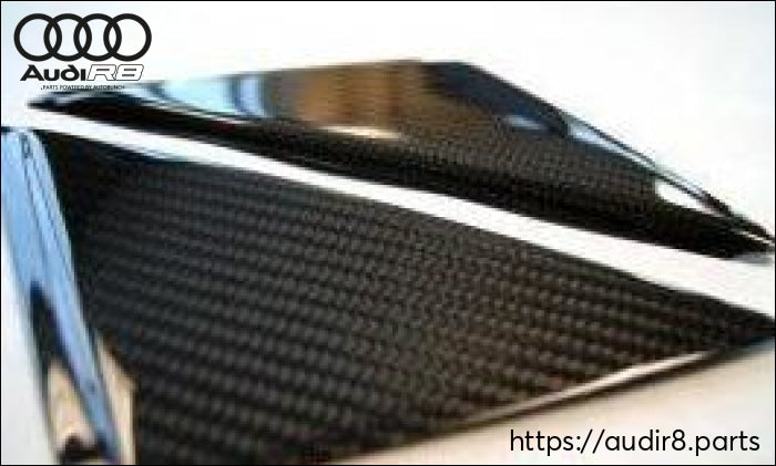 8-Piece Door Trim Kit In Carbon Fiber / Fits R8 2007-2014