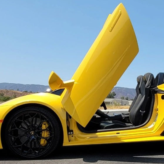Huracan Lambo Doors By Vertical Doors, Inc Fits 2014-2024 FITS EVO, TECNICA, & STERRATO