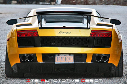 Autobunch ® 2004-2008 Lamborghini Gallardo Deluxe Quad Style Tips in Satin Black.
