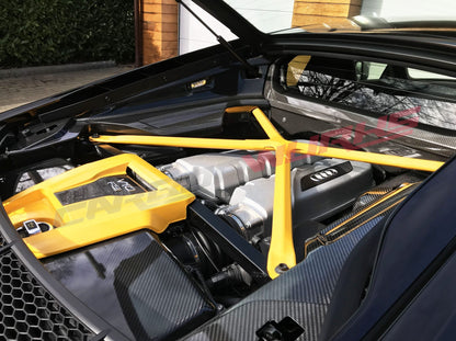 ENGINE BAY KIT (7 PIECES) CARBON FIBER / AUDI R8 GEN 2 COUPE