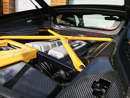 ENGINE BAY KIT (7 PIECES) CARBON FIBER / AUDI R8 GEN 2 COUPE