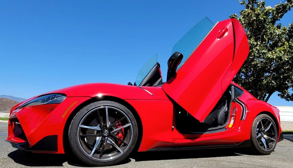 Toyota Supra 2019-2025 MK5 Vertical Doors, Inc Wing Door Kit