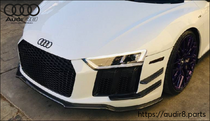 Gr2 Front Splitter / Fits Gen 2 R8 Coupe & Spyder 2017-2018