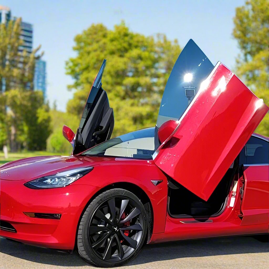 Tesla Model 3 Vertical Doors, Inc Kit | Model 3 Lambo Doors – AUTOBUNCH®